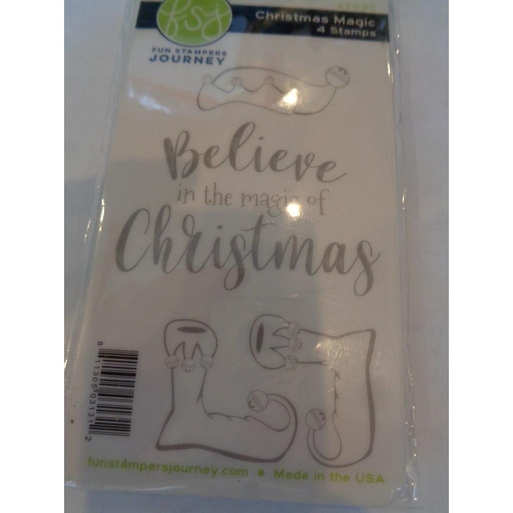 FSJ Fun Stampers Journey Christmas Magic Die Set & Stamps